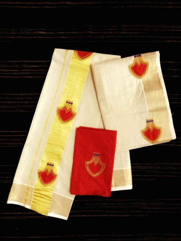 Kerala Tissue Set Mundu