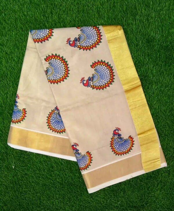 Printed Tissue Set Saree